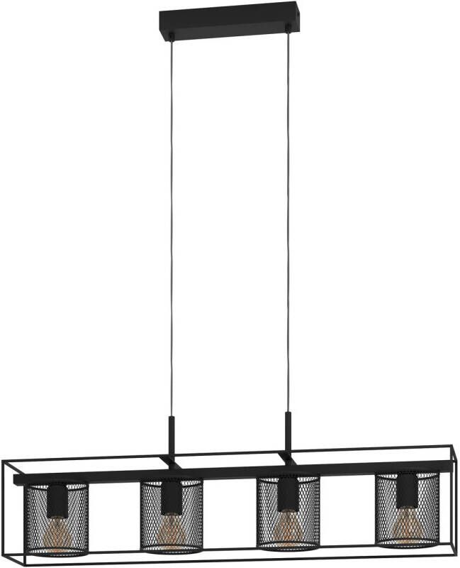 EGLO  Catterick Hanglamp - E27 - 91 cm - Zwart