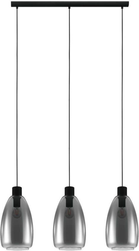 EGLO  Chelvey Hanglamp - E27 - 89 5 cm - Zwart