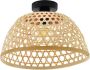 EGLO  Claverdon Plafondlamp - E27 - Ø 37 cm - Zwart Hout - Thumbnail 1