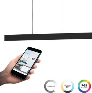 EGLO connect.z Andreas-Z Hanglamp 117 cm Zwart Wit Instelbaar RGB & wit licht Dimbaar Zigbee