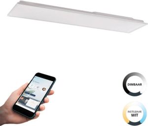 EGLO  connect.z Herrora-Z Smart Plafondlamp - 120 cm - Wit - Instelbaar wit licht - Dimbaar - Zigbee
