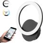 EGLO  connect.z Parrapos-Z Smart Wandlamp - 24 cm - Zwart Wit - Instelbaar wit licht - Dimbaar - Zigbee - Thumbnail 1