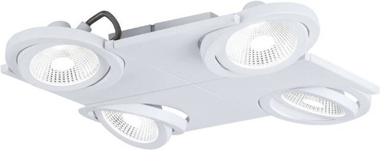 EGLO  design Brea - Spot - 4 Lichts - Wit  Helder