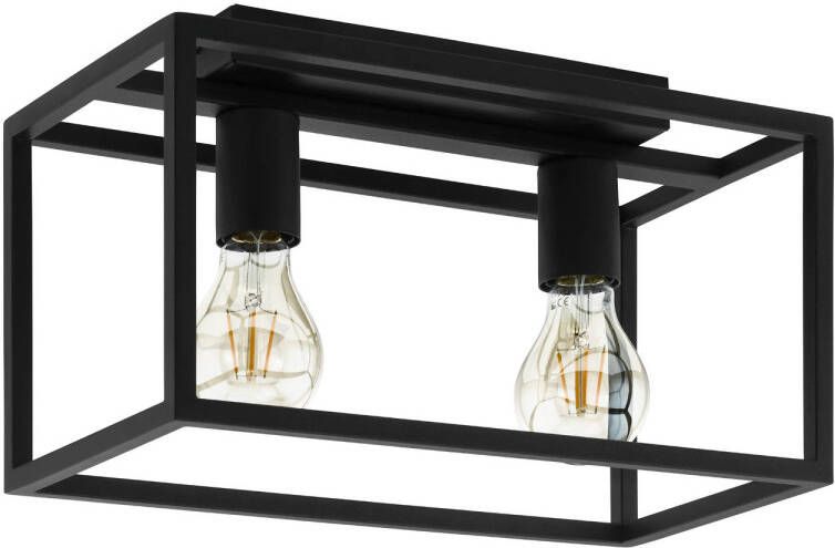 EGLO Eldrick Plafondlamp E27 40 cm Zwart