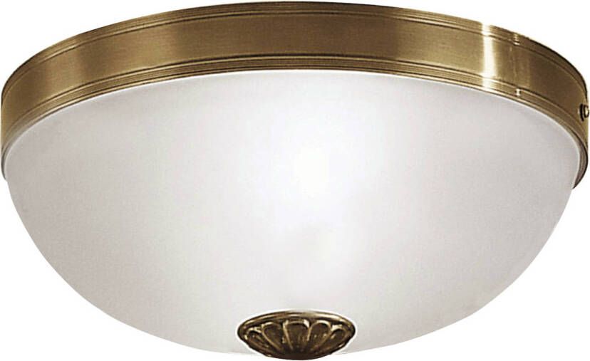 EGLO  Imperial - Plafondlamp - 2 Lichts - Ø310mm. - Brons - Wit