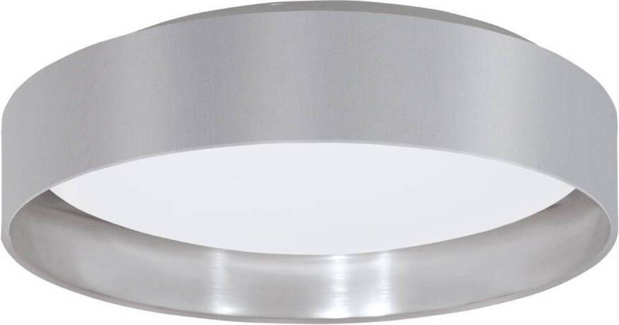 EGLO Maserlo 2 plafondlamp inclusief LED 3000K 2500lm 38cm Grijs Zilver