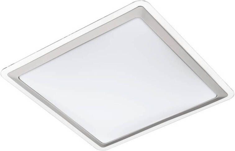 EGLO LED-DL 430X430 WS SILBER KLAR &apos;COMPETA 1