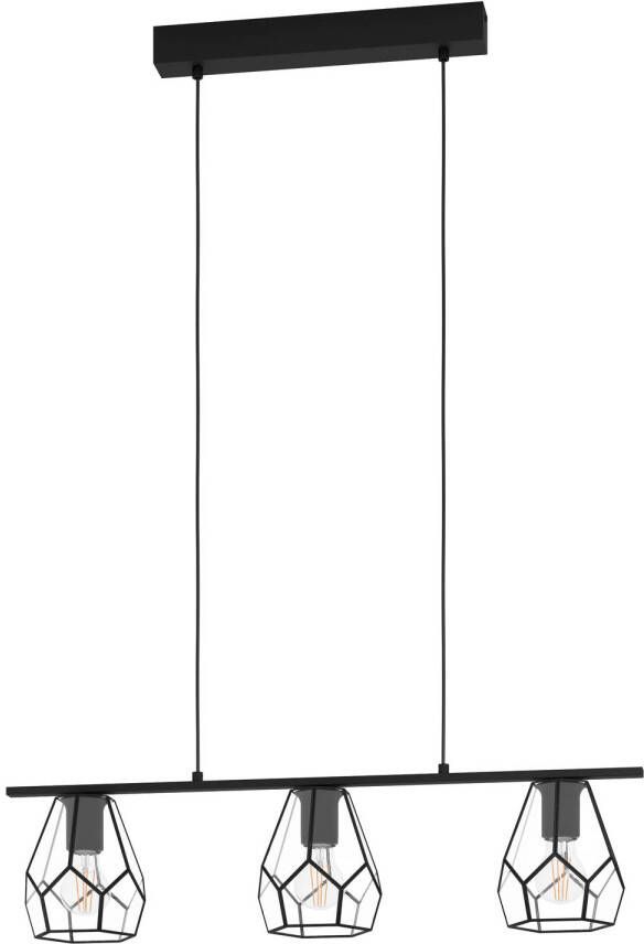 EGLO  Mardyke Hanglamp - E27 - 77 5 cm - Zwart