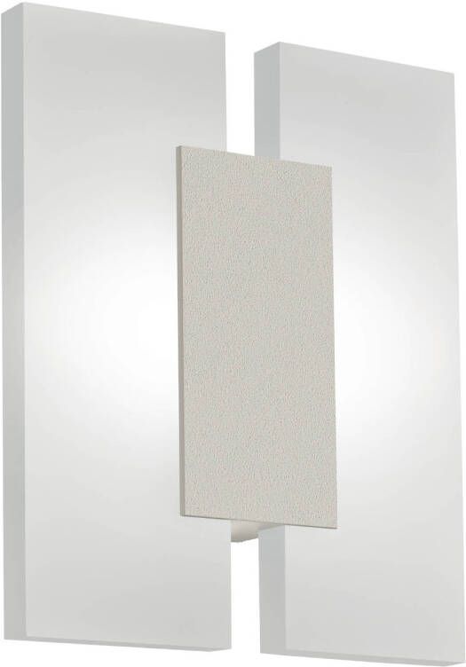 EGLO  Metrass 2 - Wand Plafondlamp - 2 Lichts - Nikkel-Mat - Gesatineerd