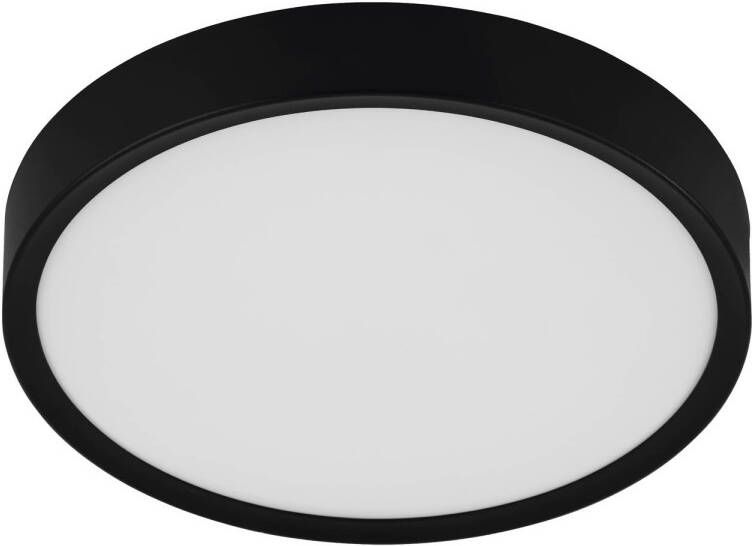 EGLO  Musurita Plafondlamp - LED - Ø 34 cm - Zwart Wit