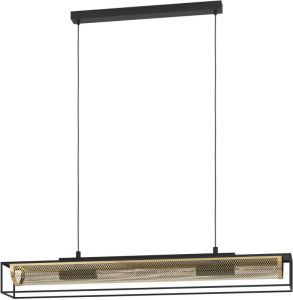 EGLO Nohales Hanglamp E27 112 cm Zwart Goud Staal