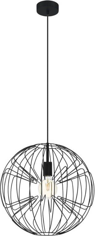 EGLO Okinzuri 1 Hanglamp E27 Ø 45 cm Zwart