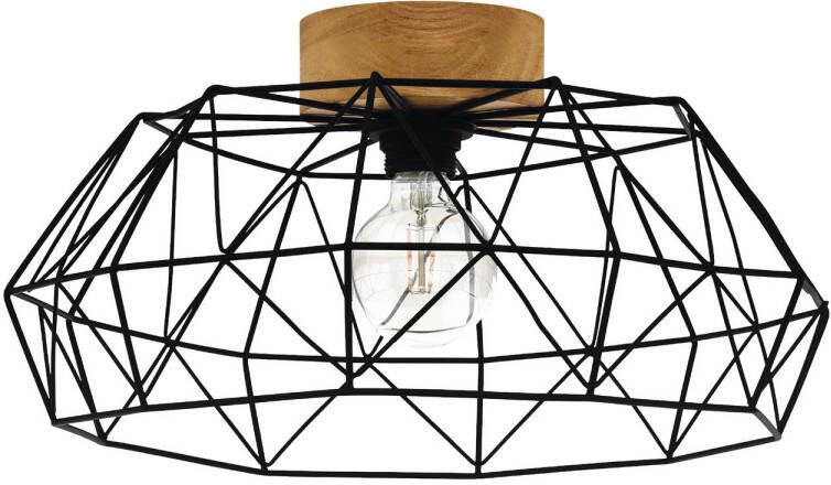 EGLO  Padstow - Plafondlamp - E27 - Ø 45 5 cm - Zwart Bruin