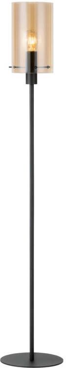 EGLO Polverara Vloerlamp E27 155 cm Zwart|Amber