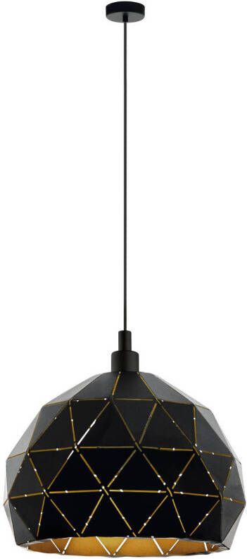 EGLO  Roccaforte Hanglamp - E27 - Ø 40 cm - Zwart Goud