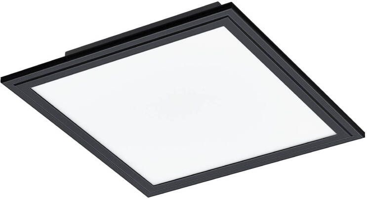 EGLO Salobrena 1 Plafondlamp LED 30 cm Zwart Wit Aluminium
