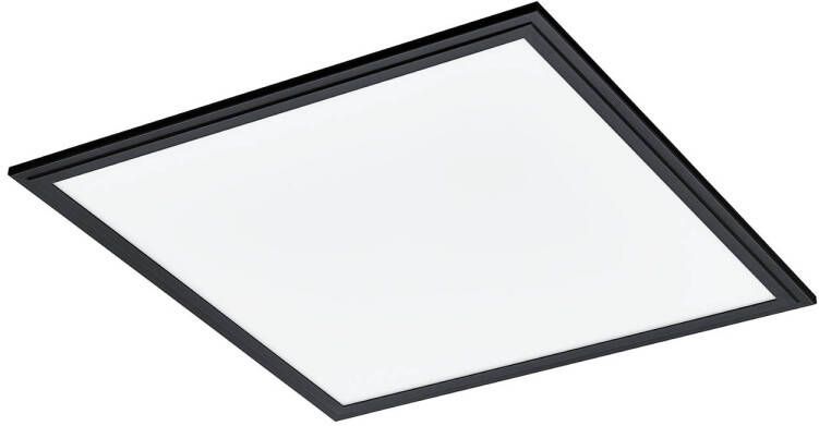 EGLO Salobrena 1 Plafondlamp LED 45 cm Zwart Wit Aluminium