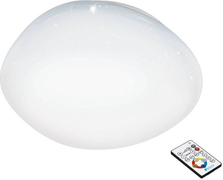 EGLO  Sileras - LED plafondlamp - Ø60 cm - wit met kristal