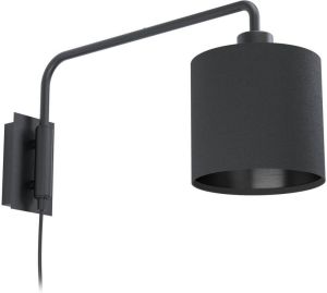 EGLO  Staiti 1 - Wandlamp - E27 - 16 cm - Zwart