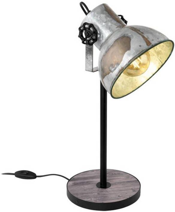 EGLO Barnstaple Tafellamp E27 40 cm Bruin Zwart
