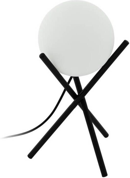 EGLO tafellamp Castellato zwart wit
