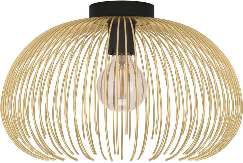 EGLO  Venezuela Plafondlamp - E27 - Ø 38 5 cm - Goud Zwart