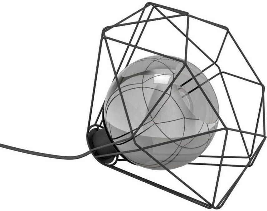 EGLO VERNHAM Tafellamp E27 32.5 cm Zwart