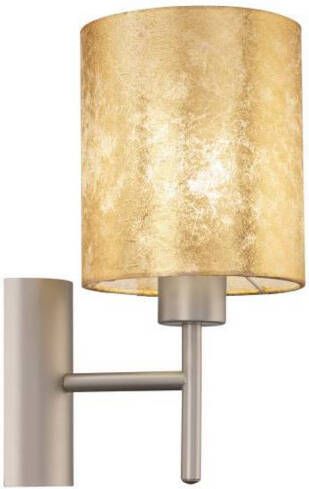 EGLO VISERBELLA Wandlamp E27(excl.) 1 lichts Goud beige