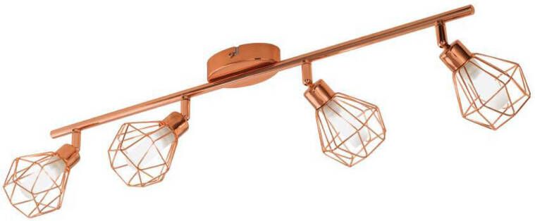 EGLO ZAPATA Opbouwspot LED 63.5 cm Koper