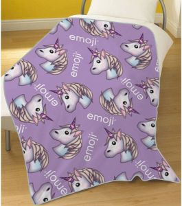 Emoji Unicorn Fleeceplaid 100 X 150 Cm Multi