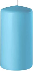 Enlightening Candles Cilinderkaars stompkaars Turquoise Blauw 6 x 12 cm 45 Branduren Stompkaarsen