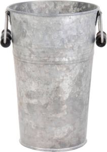 Esschert Design Oud zink vaas H21cm