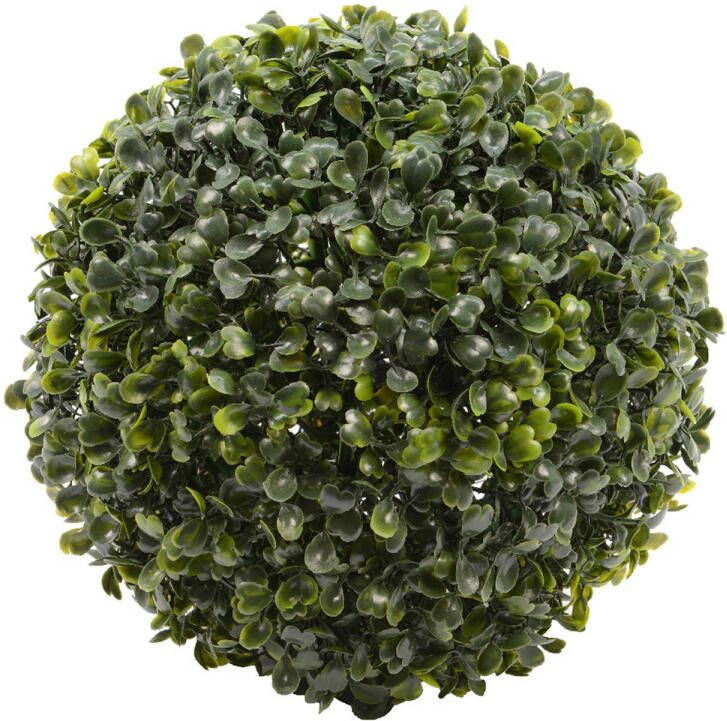 Everlands Buxus bol kunstplant klein D22 cm groen kunststof Kunstplanten