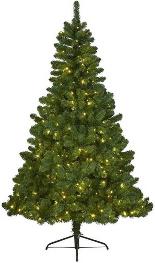 Everlands Kunstkerstboom met verlichting 210 cm Imperial Pine groen Kunstkerstboom