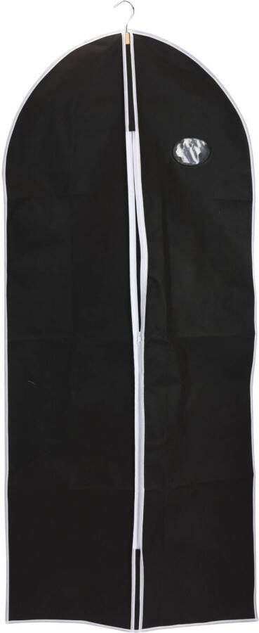 Excellent Houseware Zwarte kledinghoes 60 x 135 cm voor kleding Kledinghoezen