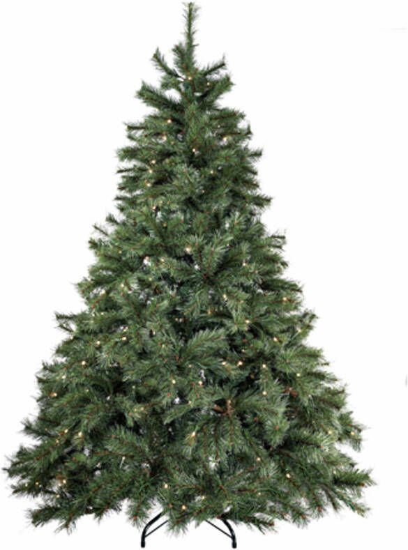 Excellent Trees Elverum Frosted 180 cm Kerstboom met Verlichting met Mobiele App