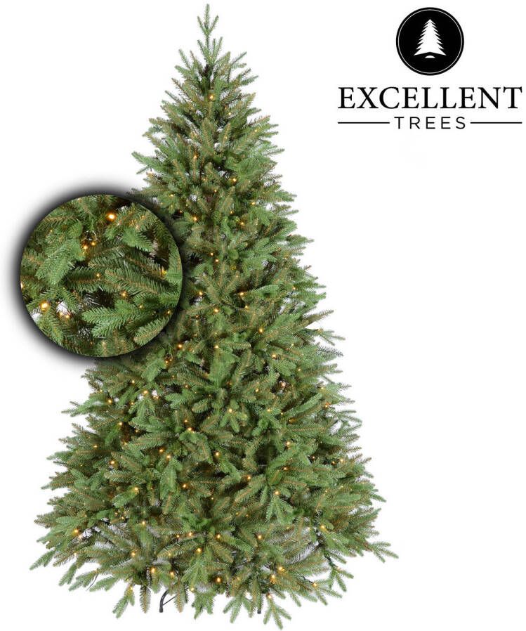 Excellent Trees Kerstboom LED Ulvik 210 cm met verlichting Luxe uitvoering 460 Lampjes