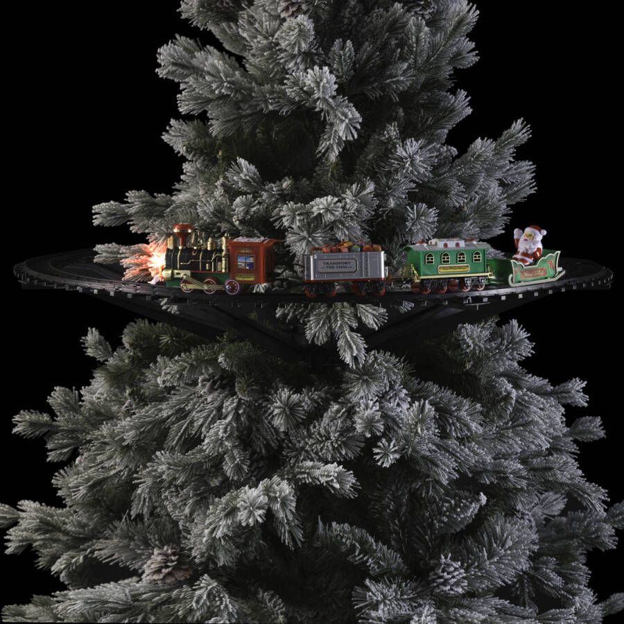 FEERIC LIGHTS & CHRISTMAS Feeric lights and christmas rijdende kersttrein voor kerstboom 80 cm Kersttreintjes