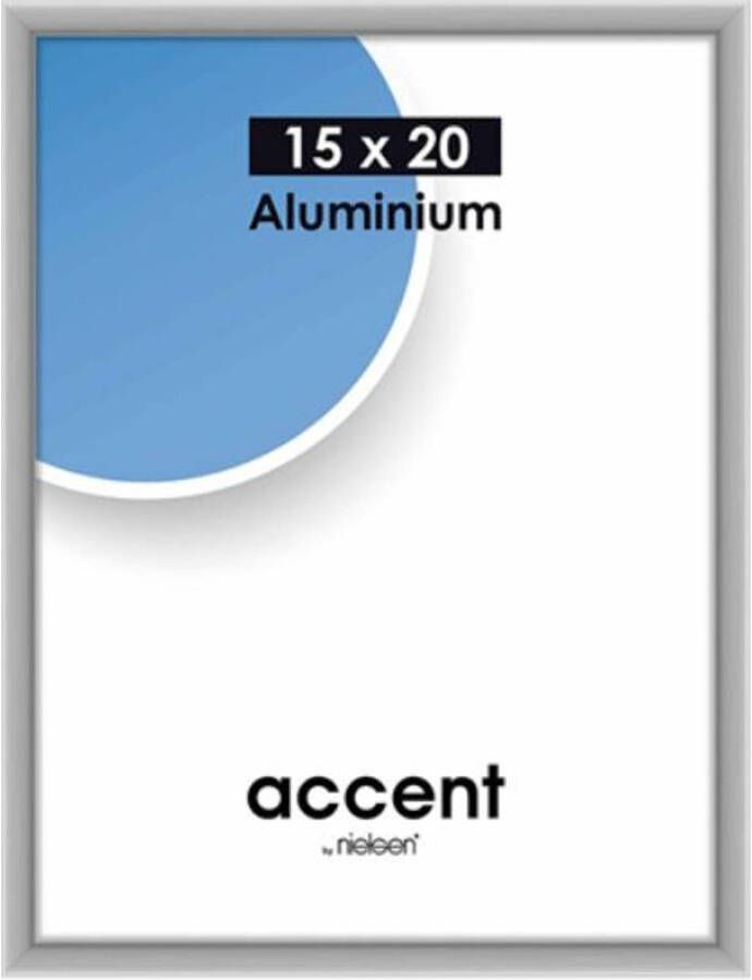 No brand Nielsen fotolijst Accent 15 x 20 cm aluminium matzilver