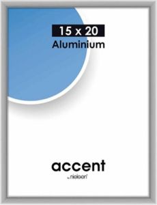 WAYS_ Nielsen fotolijst Accent 15 x 20 cm aluminium matzilver