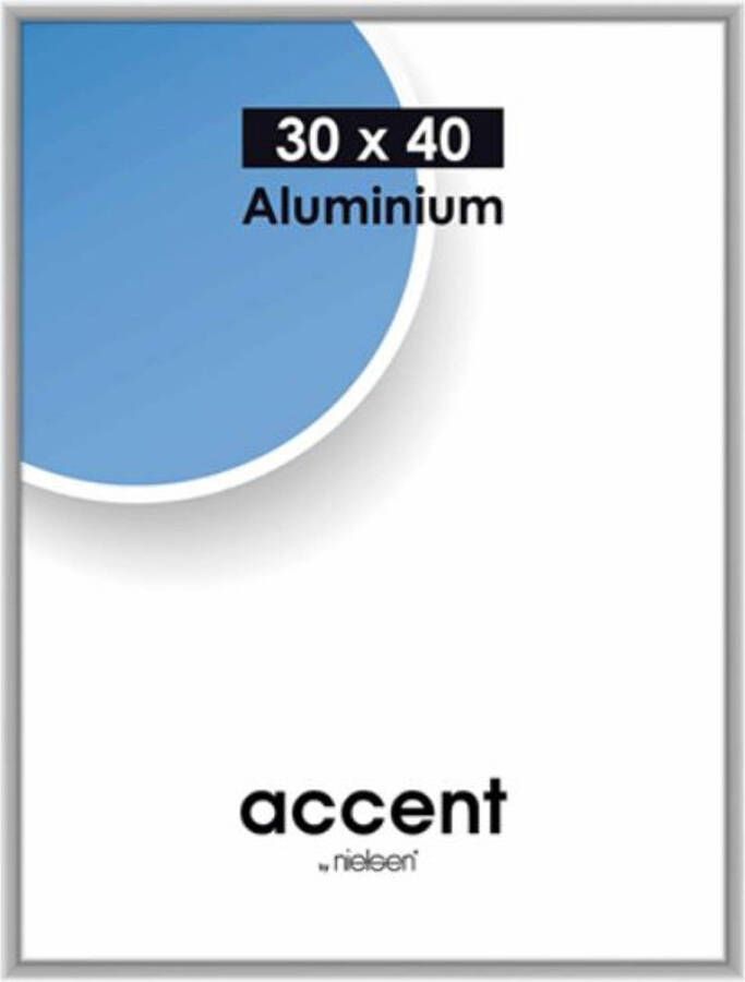 No brand Nielsen fotolijst Accent aluminium 13 x 18 cm matzilver