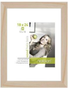 WAYS_ Nielsen fotolijst Apollon passe-partout 18 x 24 cm hout naturel