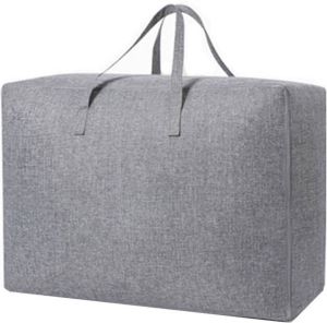 FLOKOO Opbergzak XXL Dekbed Grijs 70 x 50 x 30 cm