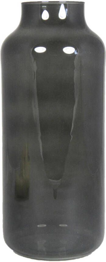 Floran Bloemenvaas smoke grijs transparant glas H35 x D15 cm Vazen
