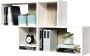 FMD Wandschap met 4 vakken wit - Thumbnail 1
