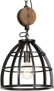 Freelight Hanglamp Vintage Black Steel 35cm
