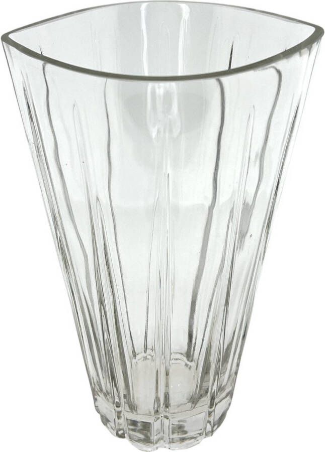 Generic Bloemenvaas Van Helder Glas Vaas Afmeting 15 x 13 x 28 cm