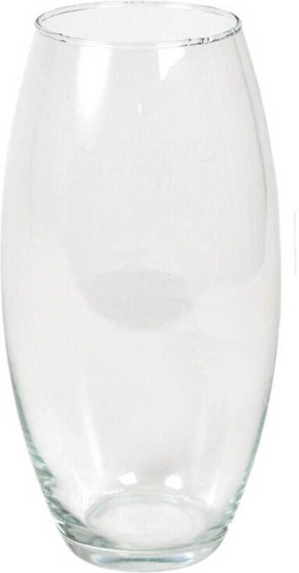 Gerim Bloemenvaas vazen van transparant glas 37 x 17 cm Bloemen boeketten takken Vazen