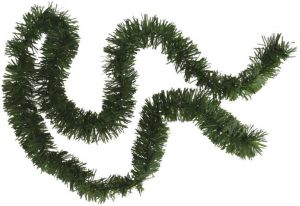 Gerimport Kerstboom folie slingers lametta guirlandes van 180 x 7 cm in de kleur glitter groen Kerstslingers