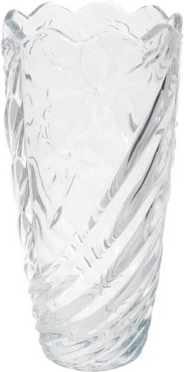Gerimport Bloemenvaas helder glas D12 x 25 cm Vazen